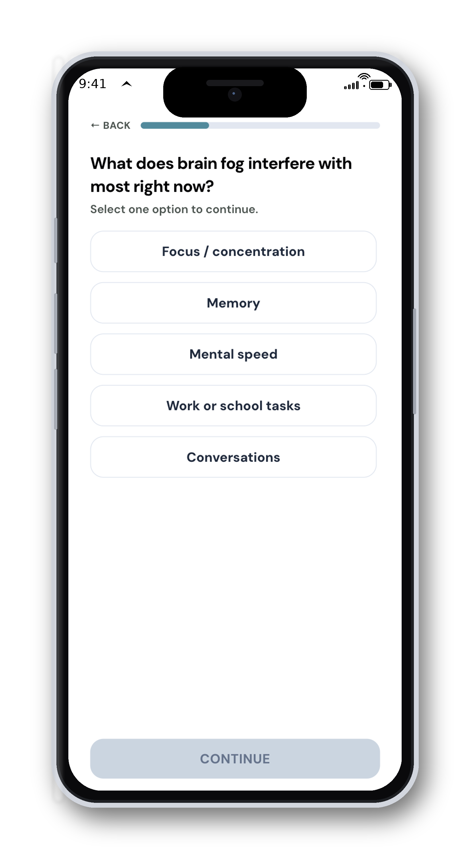 Experiment setup and baseline screenshot